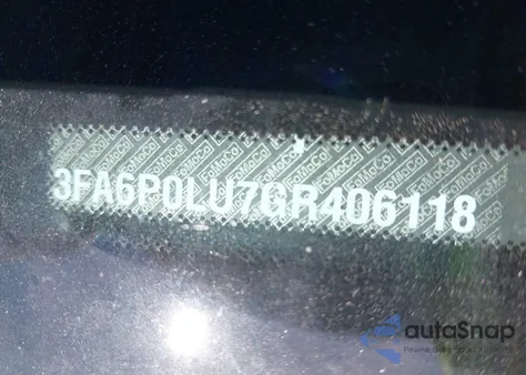 2016 Ford Fusion Hybrid Se из США, поврежденный, VIN 3FA6P0LU7GR406118